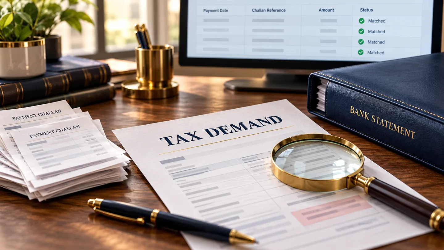 Income Tax Demand Notice: Reconcile Tax, TDS and Payments Before Responding