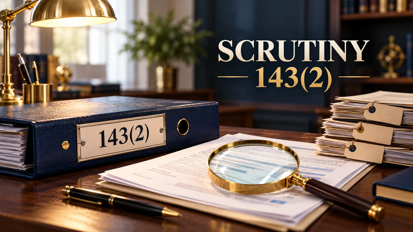 Income Tax Scrutiny Notice under Section 143(2): What It Means and How to Respond