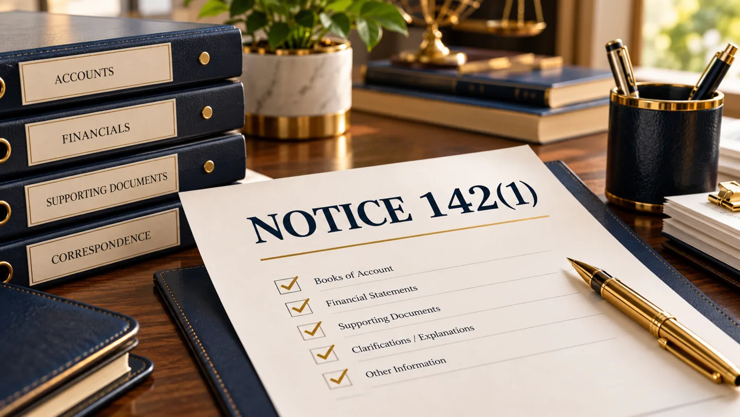 Income Tax Notice u/s 142(1): How to Reply, Deadline & Documents