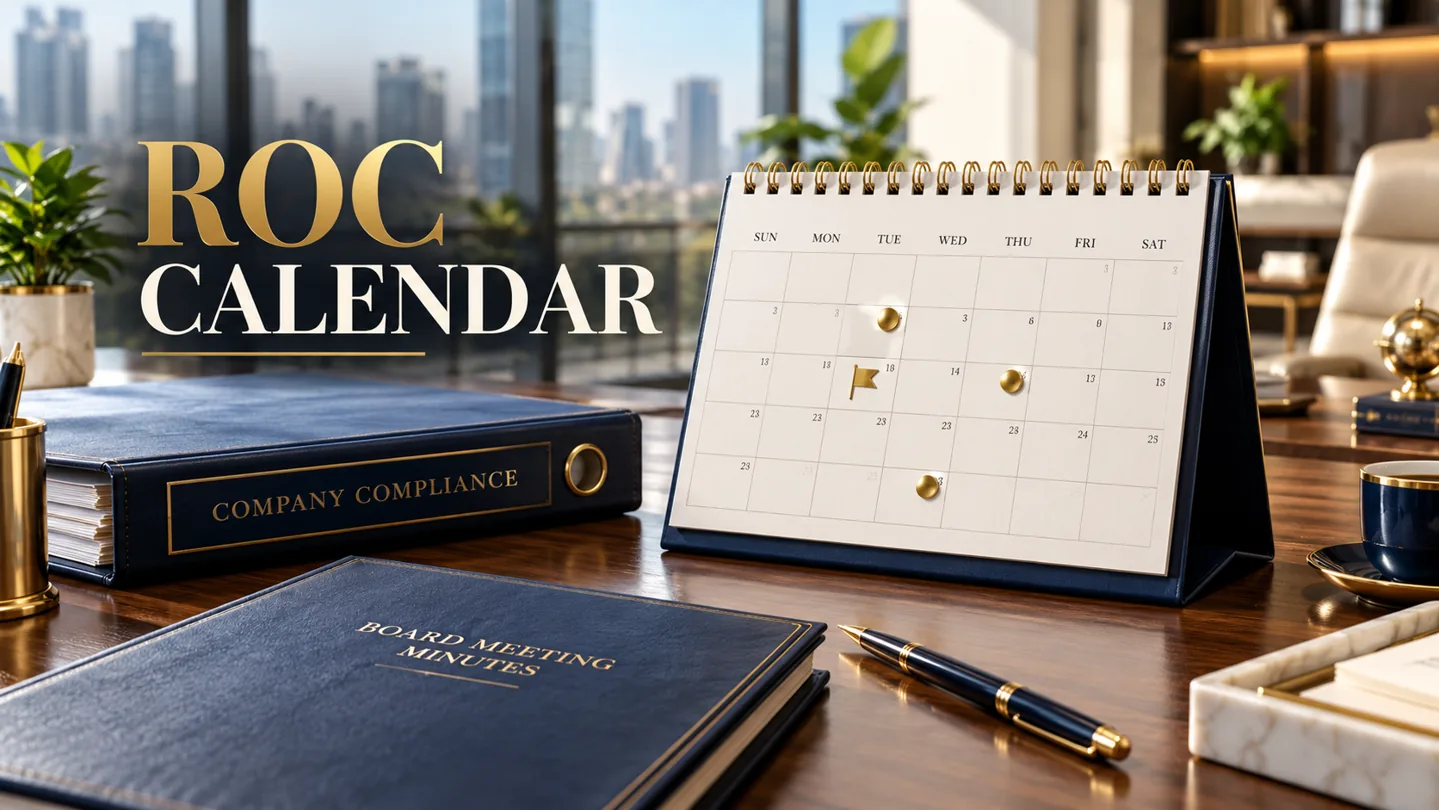 ROC Annual Compliance Calendar for Private Limited Companies