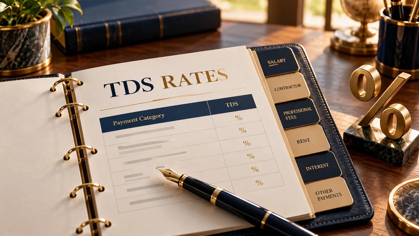 TDS Sections and Rates: Practical Guide for Common Payments